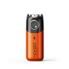 Lookah Demon novelty 510 thread vape battery in orange, standing upright showing cool monster horns and sleek design