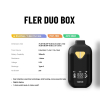 Fler Duo Box Empty Dual Chamber Disposable Vape - spec sheet