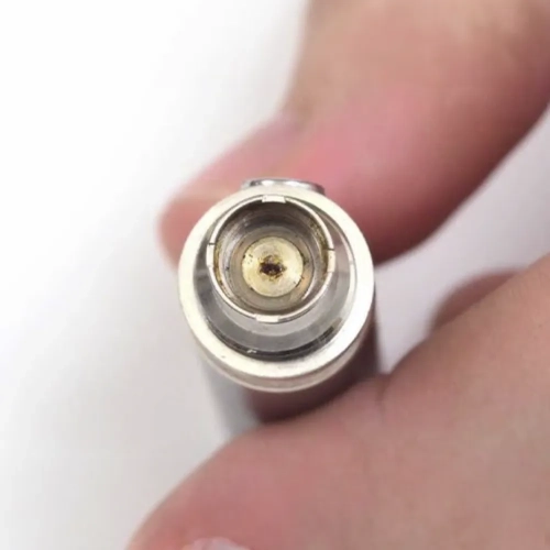Where to clean on a 510- thread battery to improve contact