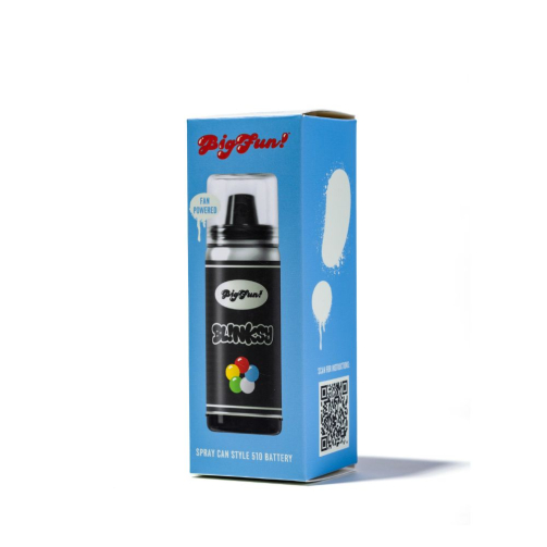 BigFun Blinksy Spray Can 510 Concealer Battery – Graffiti-Style Vape with Fan-Powered Spray Mode (650mAh)