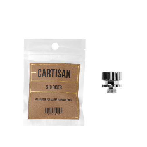 Cartisan 510 Riser Adapter – Airflow Spacer for Wide & 2G Cartridges