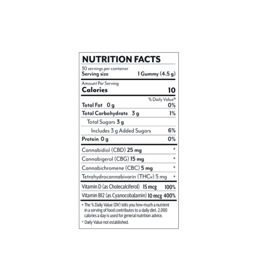 Mellow Fellow Wellness Gummies – Energy Blend 1500mg Tropic Medley