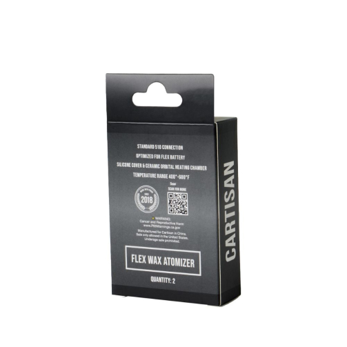 Cartisan Flex Replacement Atomizers – Wax & Dry Herb Chambers (2-Pack)