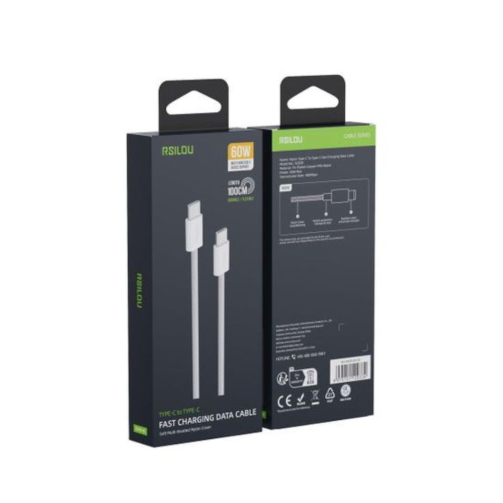 Charger Cable – USB-C to USB-C 3ft Length