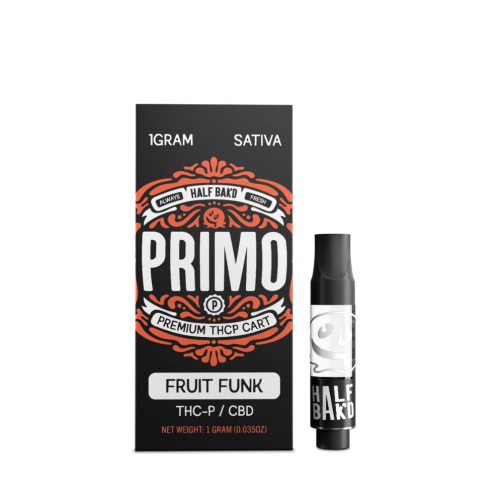 Half Bak'd Primo THCp Cartridge – 1 Gram FRUIT FUNK