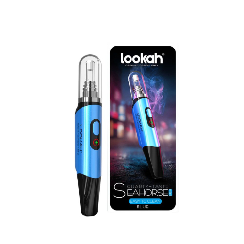 Lookah Seahorse Mini Electric Nectar Collector blue