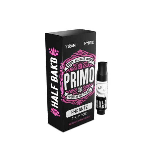 Half Bak'd Primo THCp Cartridge – 1 Gram PNK RNTZ