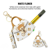 PURSEJAMIN WHITE FLOWERS