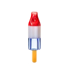 BigFun Pipesicle Glass Hand Pipe – 6-Inch Bomb Pop Popsicle Design